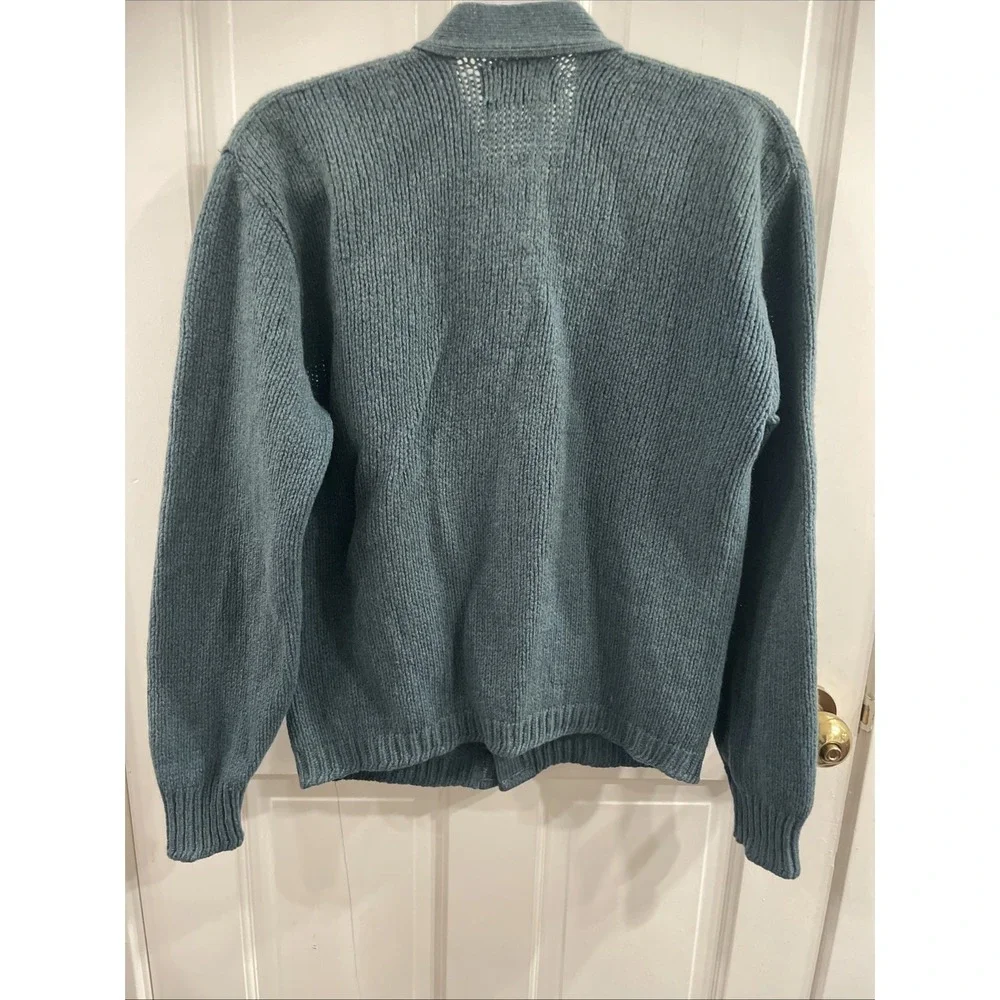 Vintage 1950s M Manhattan Mohair Blend Cardigan Sweater USA HTF Prop Classic - Picture 9 of 11